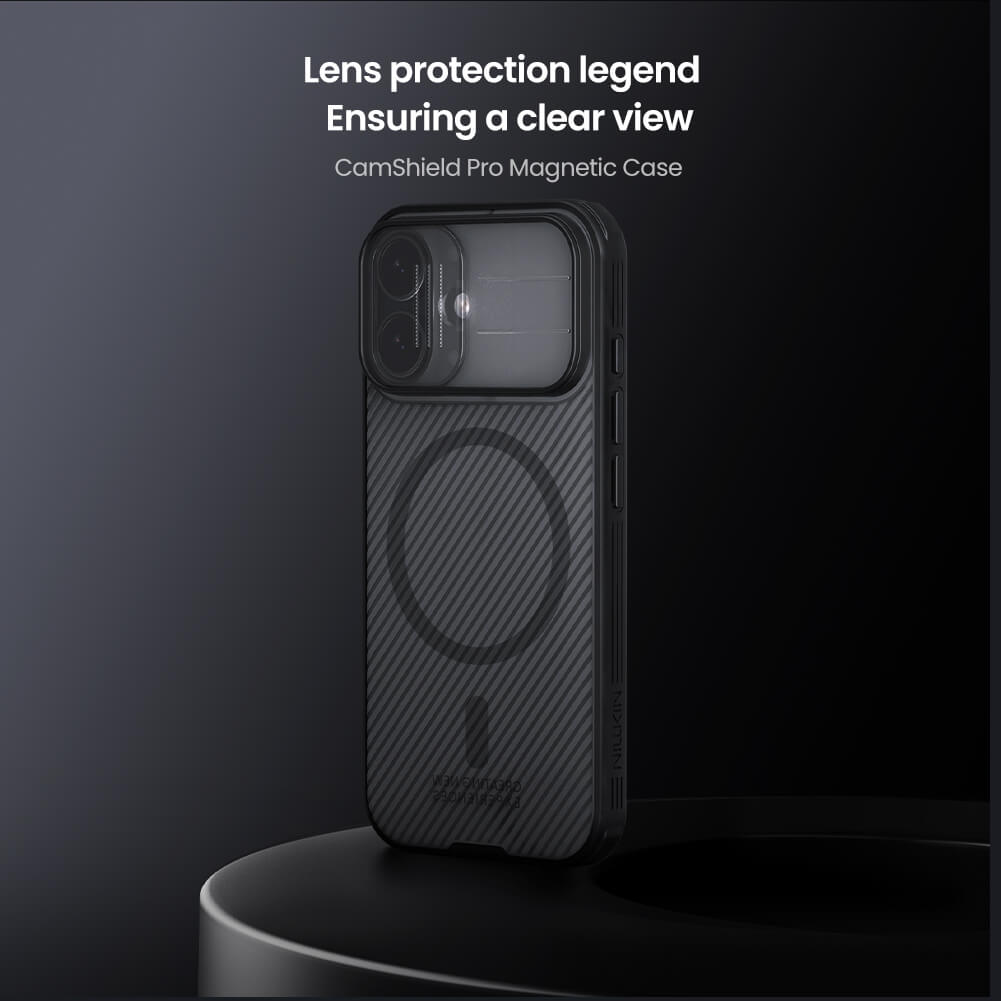 Чехол-крышка NILLKIN для Apple iPhone 17 6.3 (2025) (серия CamShield Pro Magnetic case Clear version)